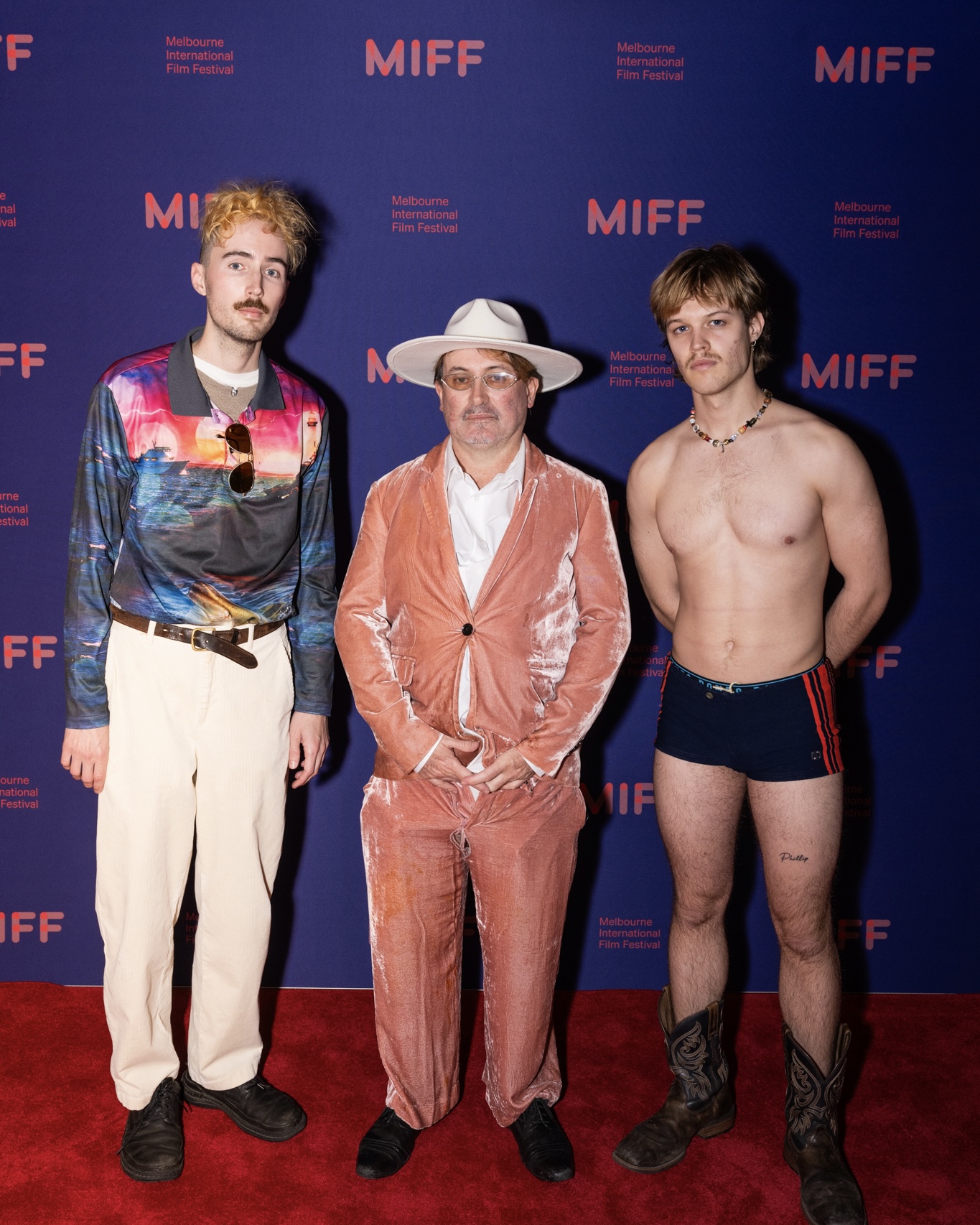 Oliver Cameron, actor and filmmaker, attends the premiere of MIFF 2026 for his feature film Phillip Philadelphia, directed by Adam C. Briggs.